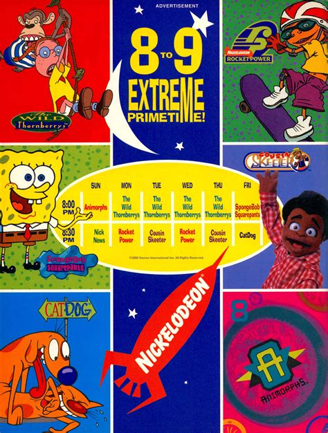 1999 nickelodeon shows